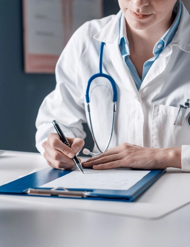 Professional Doctor taking notes
