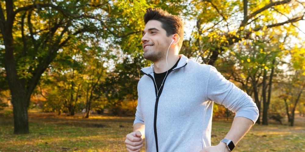 man running